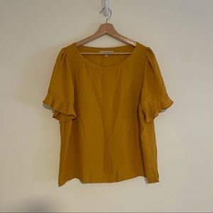 L Gold Loft Blouse